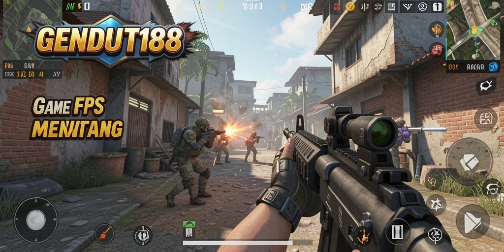 Screenshot gameplay GENDUT188 menampilkan momen aksi seru FPS.