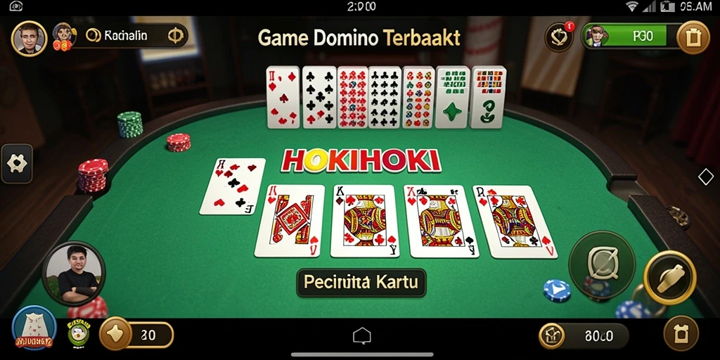 Tampilan gameplay menarik dari HOKIHOKI yang seru dan kompetitif.