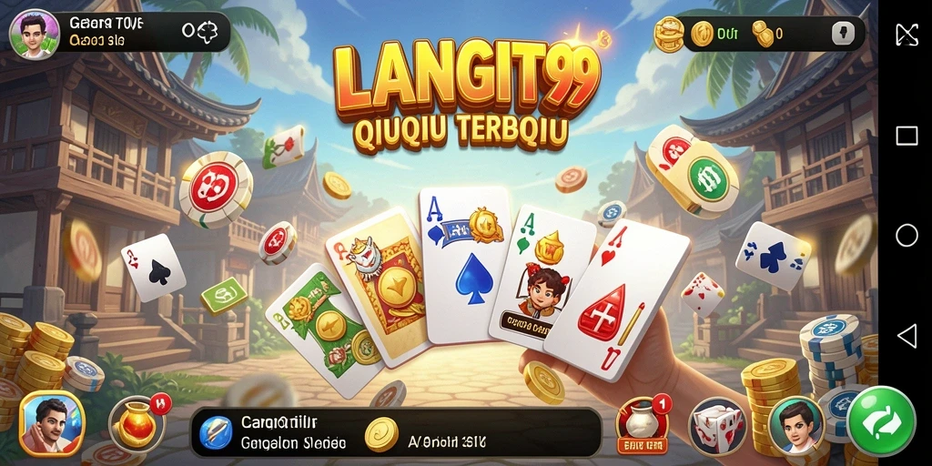 Screenshot LANGIT99 menampilkan aksi seru permainan QiuQiu.