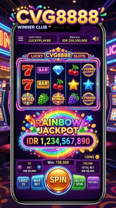 Tampilan utama aplikasi cvg8888 dengan berbagai pilihan aplikasi.